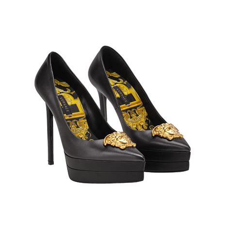 versace vintage logo heels replica|versace shoes authenticity.